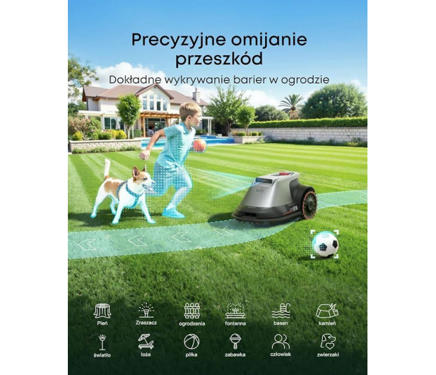 eufy Robot koszący E18 Szary - 1483957 - zdjęcie 3